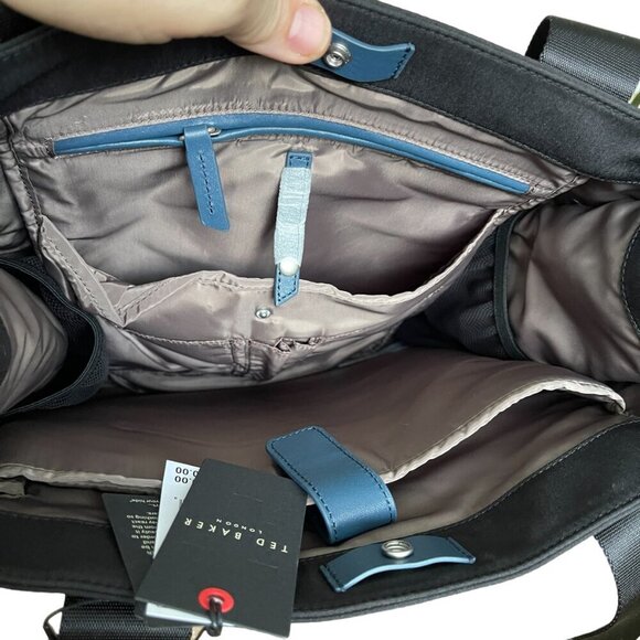 Ted Baker London Deptford Black Nylon Tote Bag - Picture 3 of 16